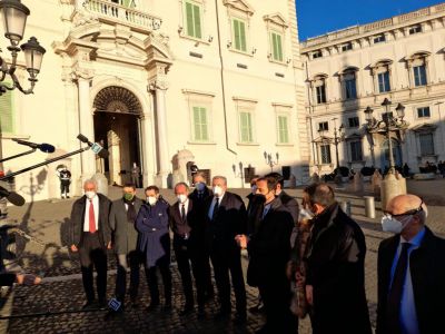 I Presidenti delle Regioni al Quirinale - 29.01.2022